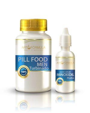 Pill Food MEN - 60cps + Minoxidl 5% Plus+ - 60ml